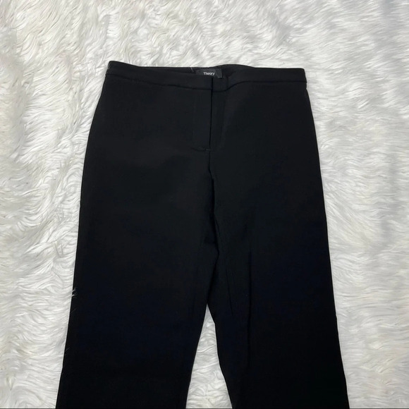 NWOT Theory Classic Skinny Pants Perform Tech Black Business Casual Women’s 2 - Picture 4 of 10